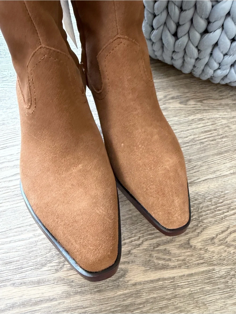 Dolce Vita Tan Suede Over-the-Knee Boots